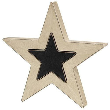 2 Set Black & White Cutout Stars - The Fox Decor